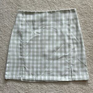 Green/White Shein Skirt